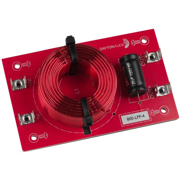 Main product image for Dayton Audio 800-LPF-4 Low Pass Speaker Crossover 260-1788